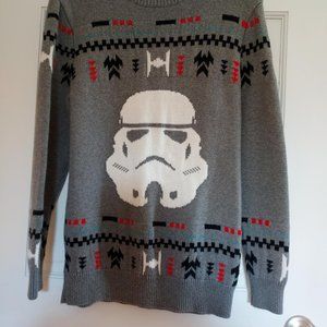 STAR WARS ON THE BYAS STORM TROOPER SWEATER SMALL